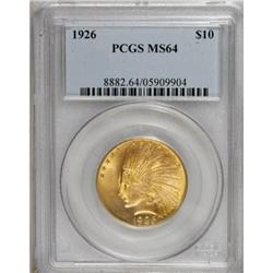 1926 $10 MS64 PCGS