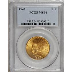 1926 $10 MS64 PCGS
