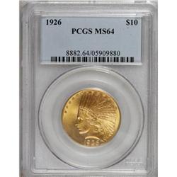 1926 $10 MS64 PCGS