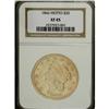 1866 $20 XF45 NGC