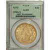 Image 1 : 1873 $20 Open 3 AU58 PCGS