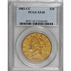 1882-CC $20 XF45 PCGS