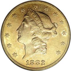 1882-CC $20 AU55 PCGS