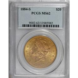 1884-S $20 MS62 PCGS