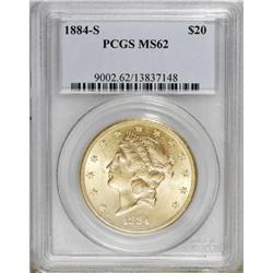 1884-S $20 MS62 PCGS