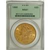 Image 1 : 1890 $20 MS61 PCGS