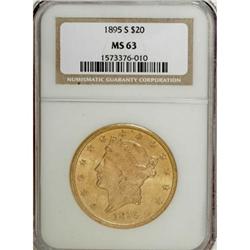 1895-S $20 MS63 NGC