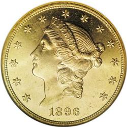 1896 $20 MS64 NGC