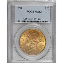 1899 $20 MS63 PCGS