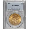 Image 1 : 1899 $20 MS63 PCGS
