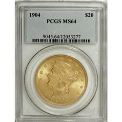 1904 $20 MS64 PCGS