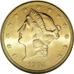1904-S $20 MS65 NGC