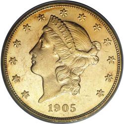 1905-S $20 MS63 PCGS