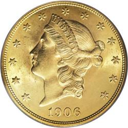 1906 $20 MS63 PCGS