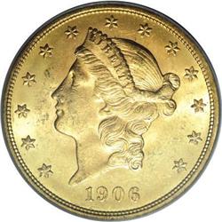 1906 $20 MS63 PCGS