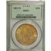 Image 1 : 1907-D $20 MS61 PCGS