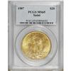 Image 3 : 1907 $20 Arabic Numerals MS65 PCGS