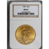 Image 1 : 1909 $20 MS62 NGC
