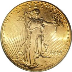 1909-S $20 MS65 PCGS