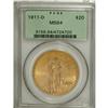 Image 1 : 1911-D $20 MS64 PCGS