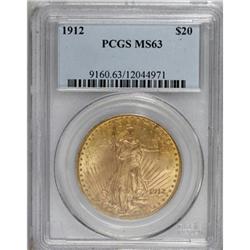 1912 $20 MS63 PCGS