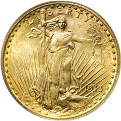 1913-S $20 MS64 PCGS