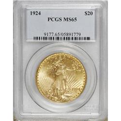 1924 $20 MS65 PCGS