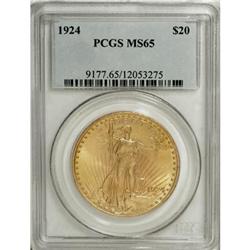 1924 $20 MS65 PCGS
