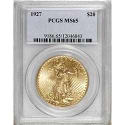 1927 $20 MS65 PCGS