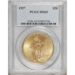 1927 $20 MS65 PCGS