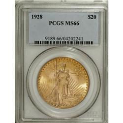 1928 $20 MS66 PCGS