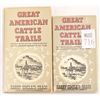 Image 1 : (2) Copies of "Great American Cattle Trails"