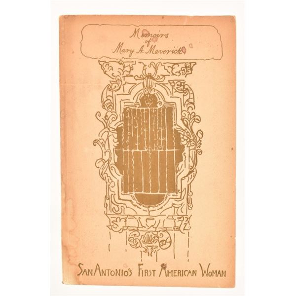 "Memoirs of Mary A. Maverick"