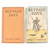 Image 1 : (2) "Buffalo Days" by Colonel Homer W. Wheeler