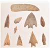 Image 1 : Collection of Arrowhead Points