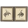 Image 1 : (2) Frederic Remington Prints Framed