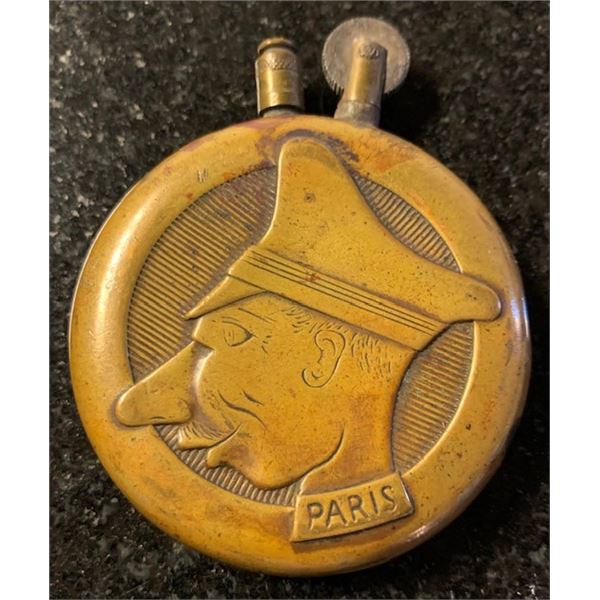 #8 - WWI - Cigarette Lighter CARTOONISH Prince Wilhelm - PARIS (Pleased Look) - VERDUN (Crying)