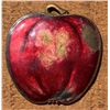 Image 2 : #38 - RARE 1914 – Enameled Brass RED APPLE – 32nd Session – ODD FELLOWS of YAKIMA VALLEY