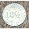 Image 2 : #77 – THOMPSONS BAR – CANDY – FOUNTAIN – CIGARS – Good For 12 1/2c In Trade (Merchant Token)