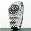 Image 1 : Rolex Mens Stainless Steel 36mm Black Diamond Dial Datejust Wristwatch
