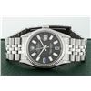 Image 3 : Rolex Mens Stainless Steel 36mm Black Diamond Dial Datejust Wristwatch