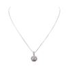 Image 1 : 2.89 ctw Diamond Pendant And Chain - 14KT White Gold