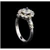 Image 4 : 14KT White Gold 1.83 ctw Diamond Ring