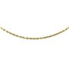 Image 2 : Twenty Inch Rope Chain - 14KT Yellow Gold