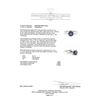 Image 5 : 1.93 ctw Sapphire And Diamond Ring - 14KT White Gold