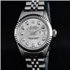 Image 1 : Rolex Ladies Stainless Steel Silver Diamond 26MM Datejust Wristwatch