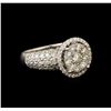 Image 1 : 14KT White Gold 2.65 ctw Diamond Ring