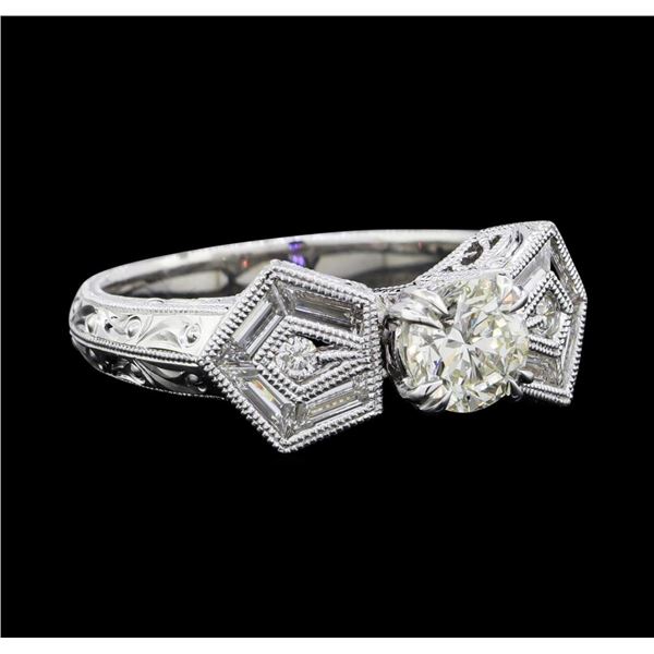 1.37 ctw Diamond Ring - 18KT White Gold