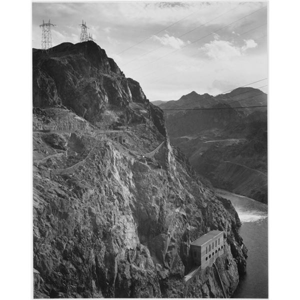 Adams - Cliffs above Boulder Dam