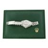 Image 9 : Rolex Ladies Stainless Steel Blue Vignette Diamond & Sapphire Datejust Wristwatc